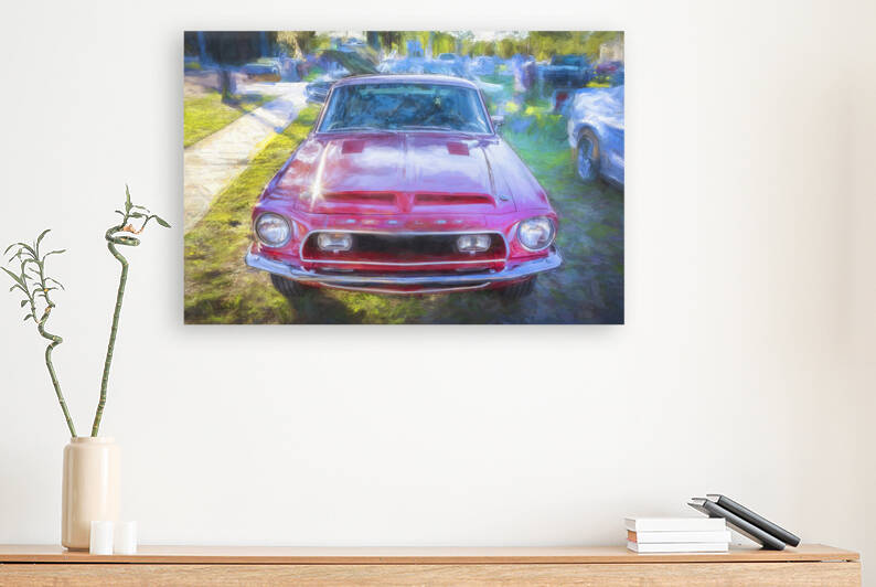 1967 Red Ford Shelby Mustang GT350  7 by Rich Franco