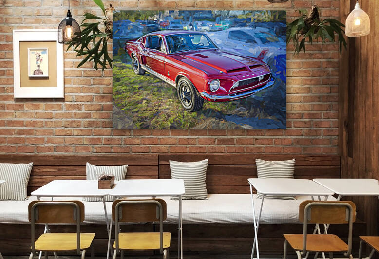 1967 Red Ford Shelby Mustang GT350  8 by Rich Franco