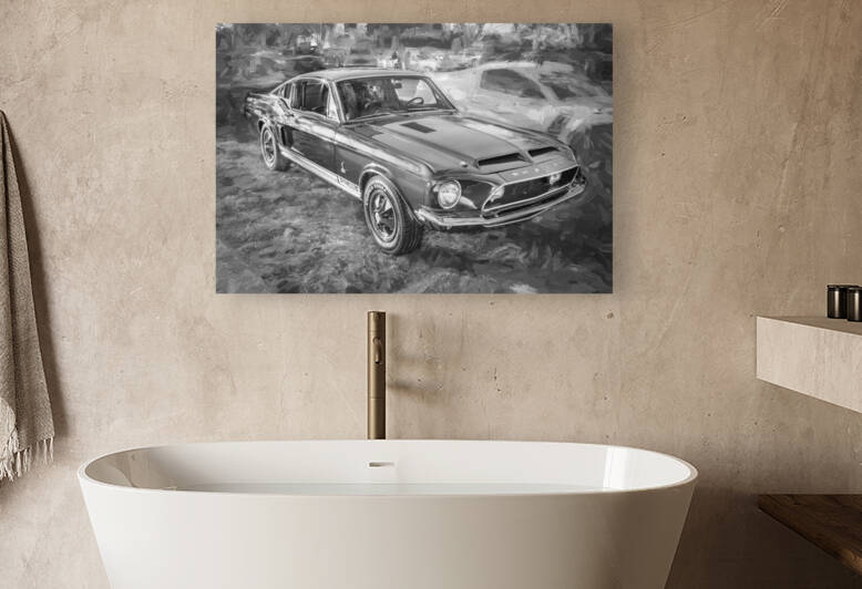 1967 Red Ford Shelby Mustang GT350  11 by Rich Franco