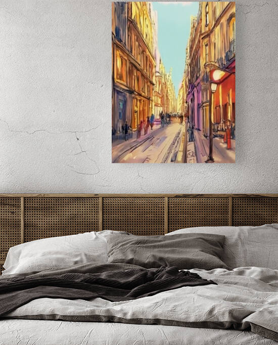 Peinture muraleFresque Trompe l oil Graffiti Str by Aroness