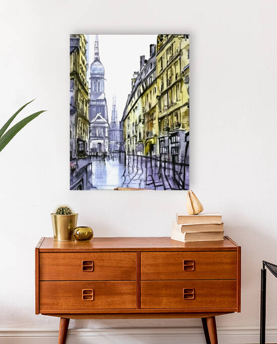 Modern painting for living room My city that I lo by Aroness