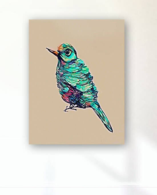 bird in the forest by Aroness