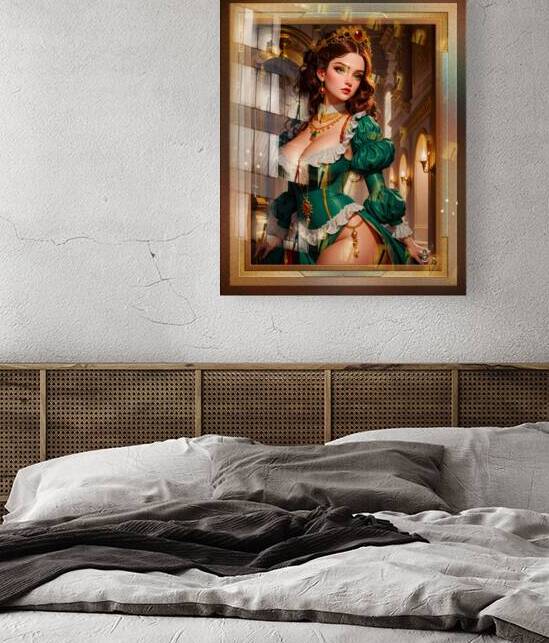 Helenia Saitian Enchanting Fantasy AI Concept Art Portrait by Xzendor7 by xzendor7