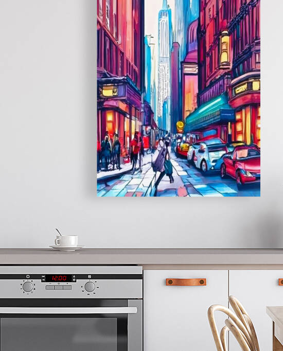 New York USA street painting by Aroness