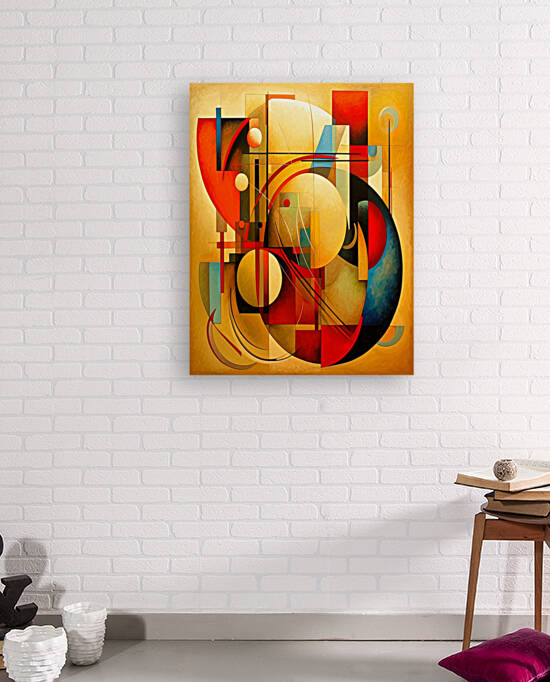 rounds and squares modern art by Aroness