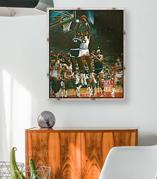 1981 Kentucky  vs. Ohio State Basketball Art by Row One Brand