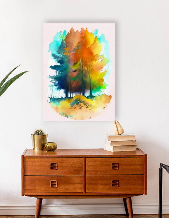 The forest in autumn by Aroness