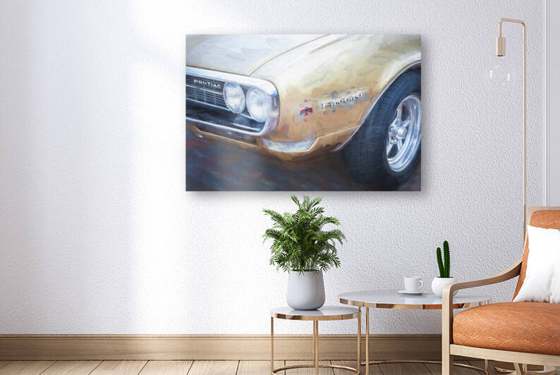 1968 Gold Pontiac Firebird 400 X 4 by Rich Franco