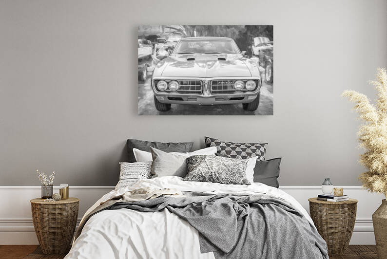 1968 Gold Pontiac Firebird 400 X 5 by Rich Franco