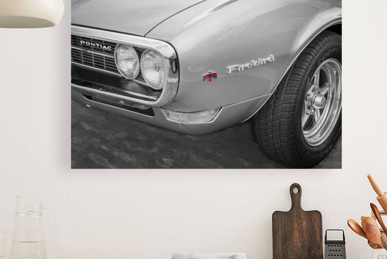 1968 Gold Pontiac Firebird 400 X 6 by Rich Franco