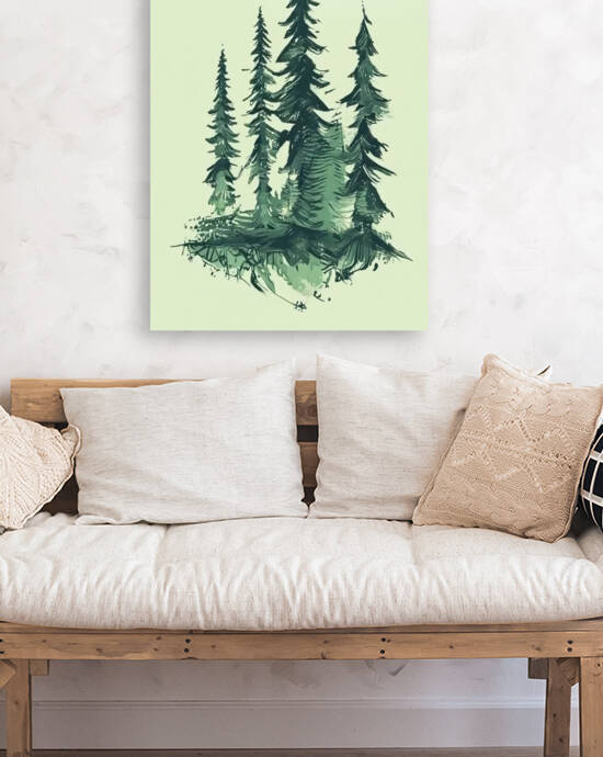 fir forest in the USA by Aroness