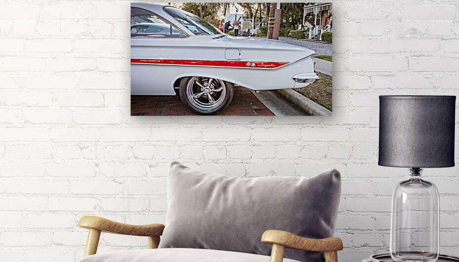 1961 White Chevrolet Impala SS X1 2 by Rich Franco