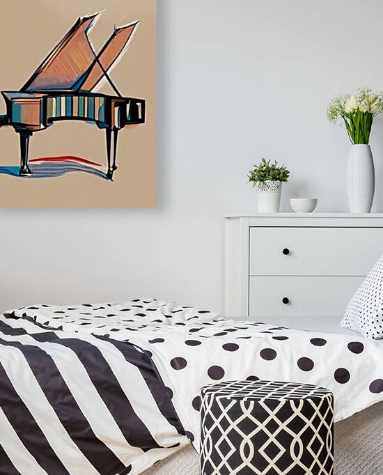 Modern Piano Painting by Aroness