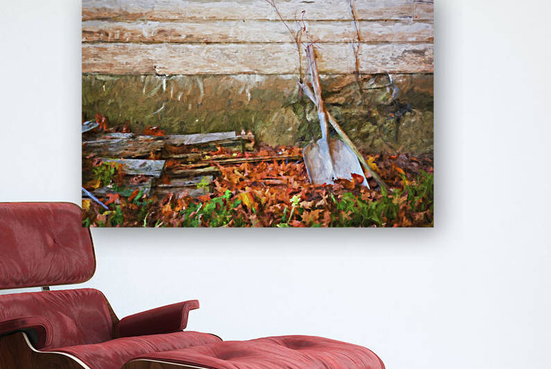 Old Shovel Lafayette Baptist Church Lafayette Sussex County NJ X100 by Rich Franco