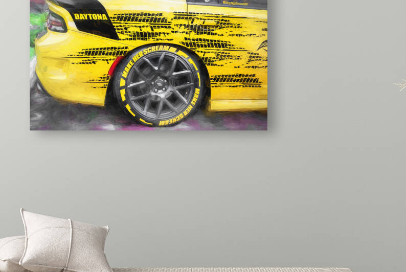 2018 Yellow Dodge Charger Daytona X 1 by Rich Franco