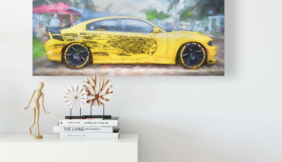 2018 Yellow Dodge Charger Daytona X 4 by Rich Franco