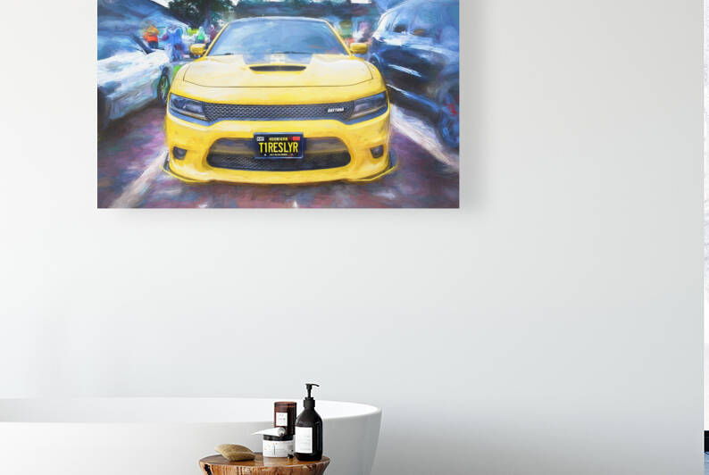 2018 Yellow Dodge Charger Daytona X 6 by Rich Franco