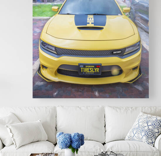 2018 Yellow Dodge Charger Daytona X 8 by Rich Franco