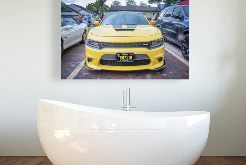 2018 Yellow Dodge Charger Daytona X 9 by Rich Franco