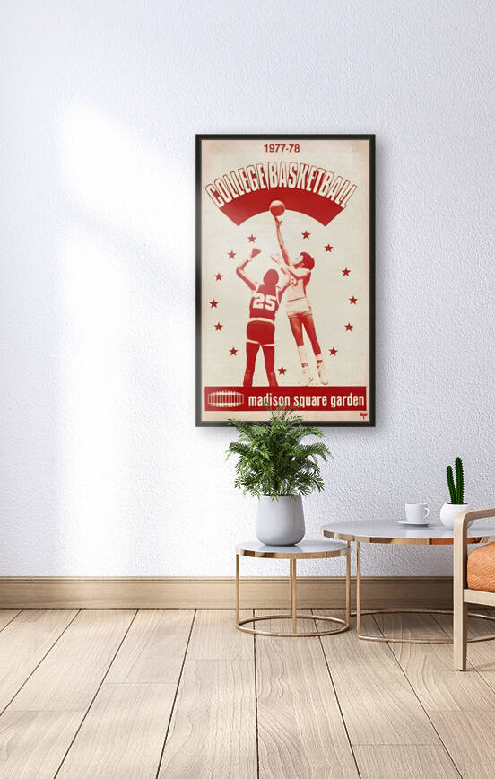 1977 College Basketball Art by Row One Brand