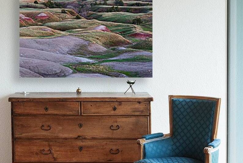 Colors of South Dakota Badlands Tuscany-Like Rolling Hills by Bo Insogna
