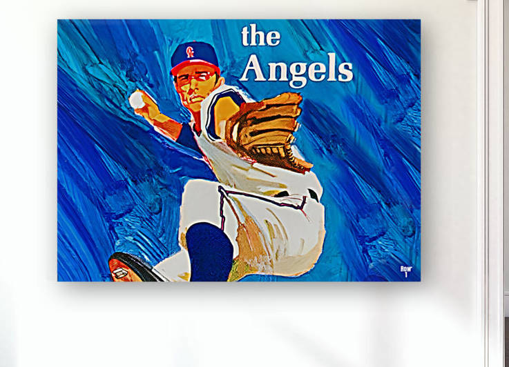1969 California Angels Art by Row One Brand