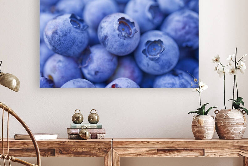 Freshly Picked Blueberry II by Iris H Richardson