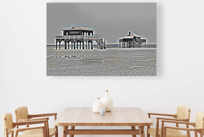 cabanes tchanquees effet retinex .... cabins tchanquees effect retinex by Stef44