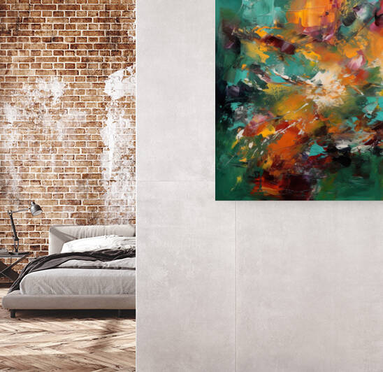 Fall Trees Swaying in the Wind by Arlen Britton