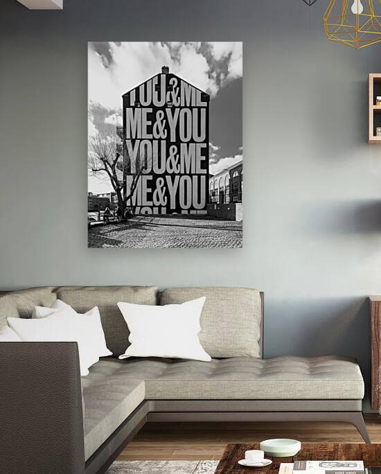 Mural on building exterior by Assaf Frank