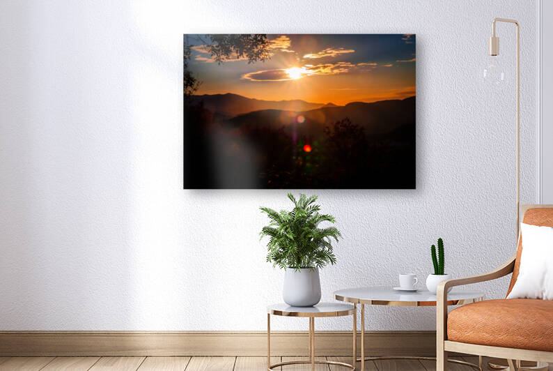 Blue Ridge Sunset by Wesley Varney