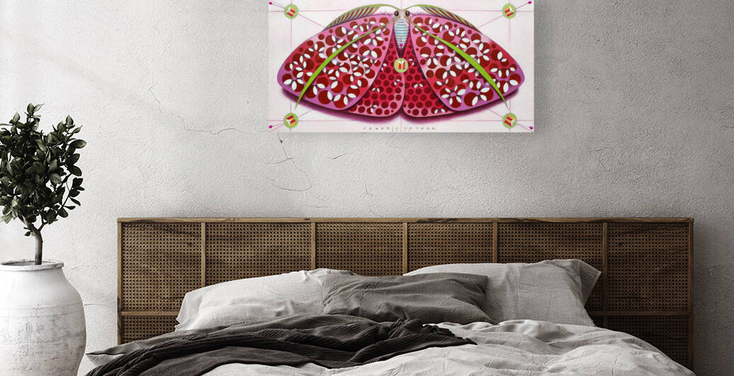 Chromatic butterfly - magenta by federicocortese