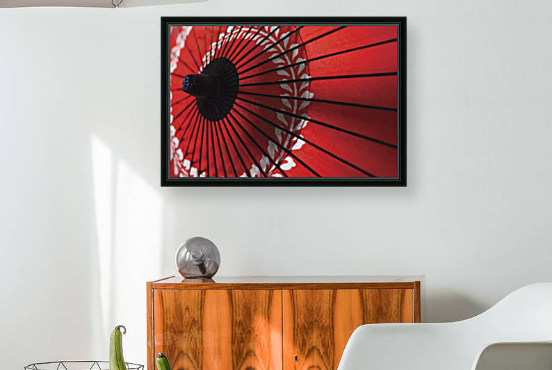 Japanese red umbrella; Kyoto, Japan by PacificStock