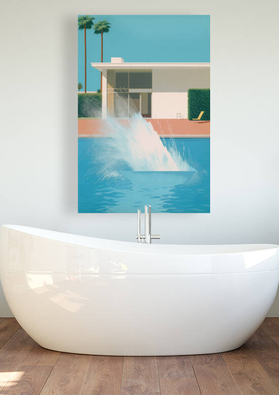 Inspired By A Bigger Splash 2 by Inspired AI