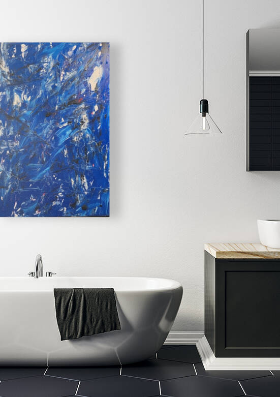 Inspired By Blue Poles by Inspired AI