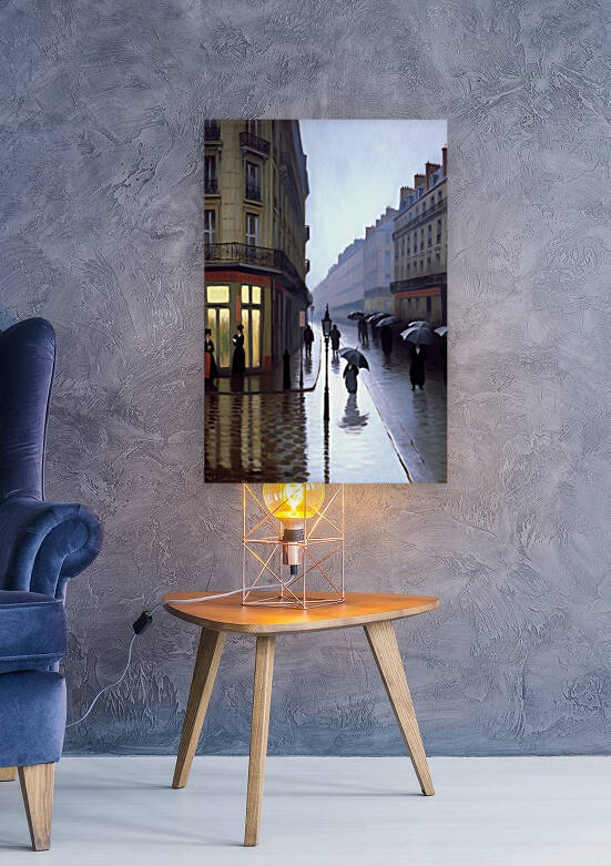 Inspired By Paris Night Rainy Day by Inspired AI