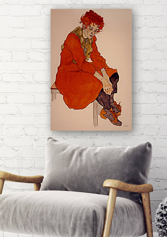 Inspired By Seated Woman by Inspired AI