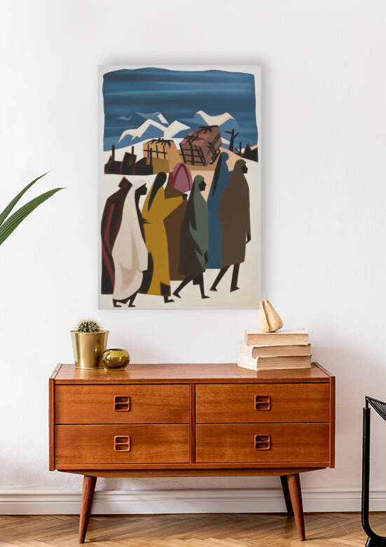 Inspired By The Migration Series by Inspired AI