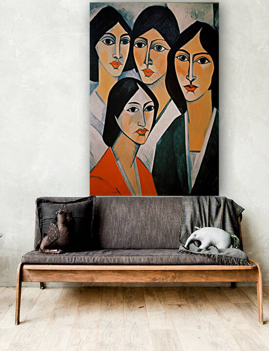 Inspired By Les Demoiselles dAvignon by Inspired AI