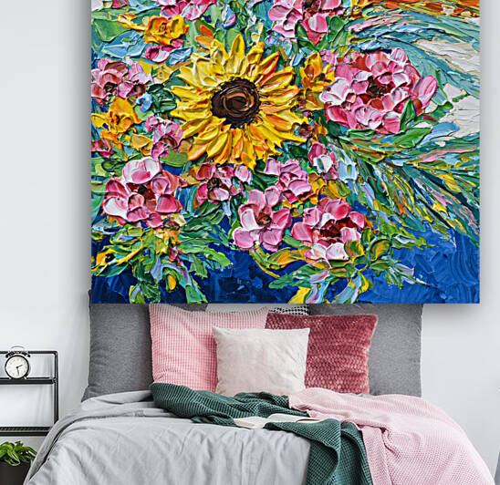 Be like a sunflower by Olga Tkachyk