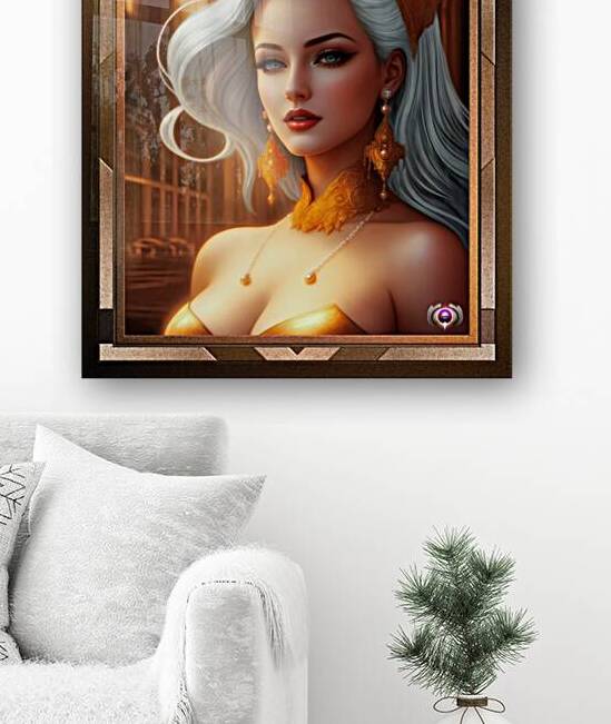 The Vivacious Beauty Thesia Asevaria Captivating AI Concept Art Portrait by Xzendor7 by xzendor7