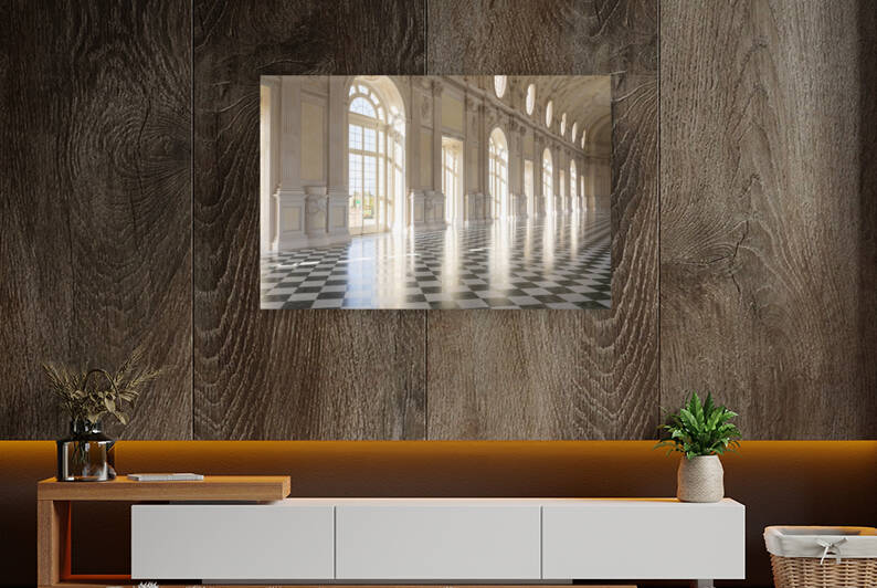 Reggia di Venaria Reale Italy - corridor perspective luxury ma by Paolo Modena