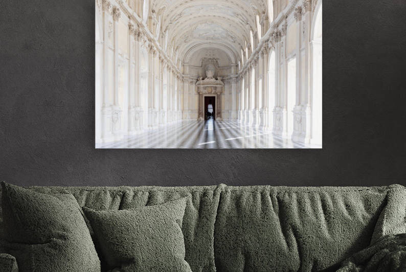 Reggia di Venaria Reale Italy - corridor perspective luxury ma by Paolo Modena
