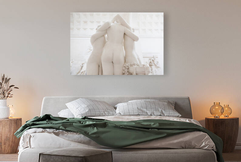 Possagno Italy - The Three Graces by Antonio Canova symbol of  by Paolo Modena