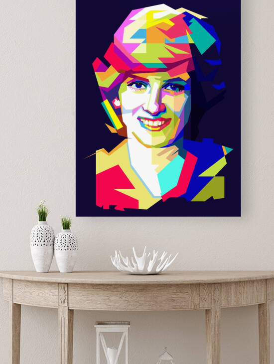 Lady Diana Princes Of Wales Pop Art WPAP by Artkreator