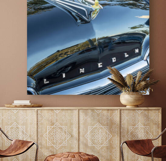 1956 Lincoln Premiere Convertible Hood Ornament X 3 by Rich Franco