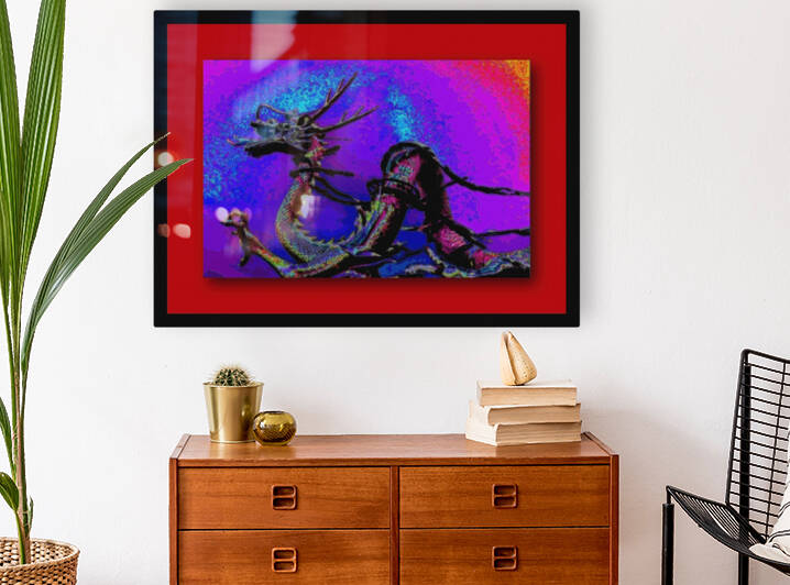 AN ASIAN DRAGON FROM SOUTH KOREA  by LES MAYERS 