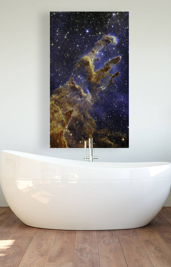 Pillars of Creation NIRCam Image by NASA Images