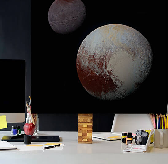 Pluto and Charon by NASA Images