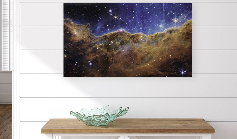 Cosmic Cliffs” in the Carina Nebula NIRCam Imag by NASA Images